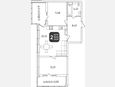 3-комнатная квартира, 56.06 м², 14/17 этаж фото 0